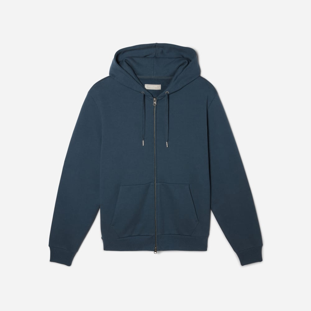 The Organic Track Full Zip | Kingfisher Blue - Image 2