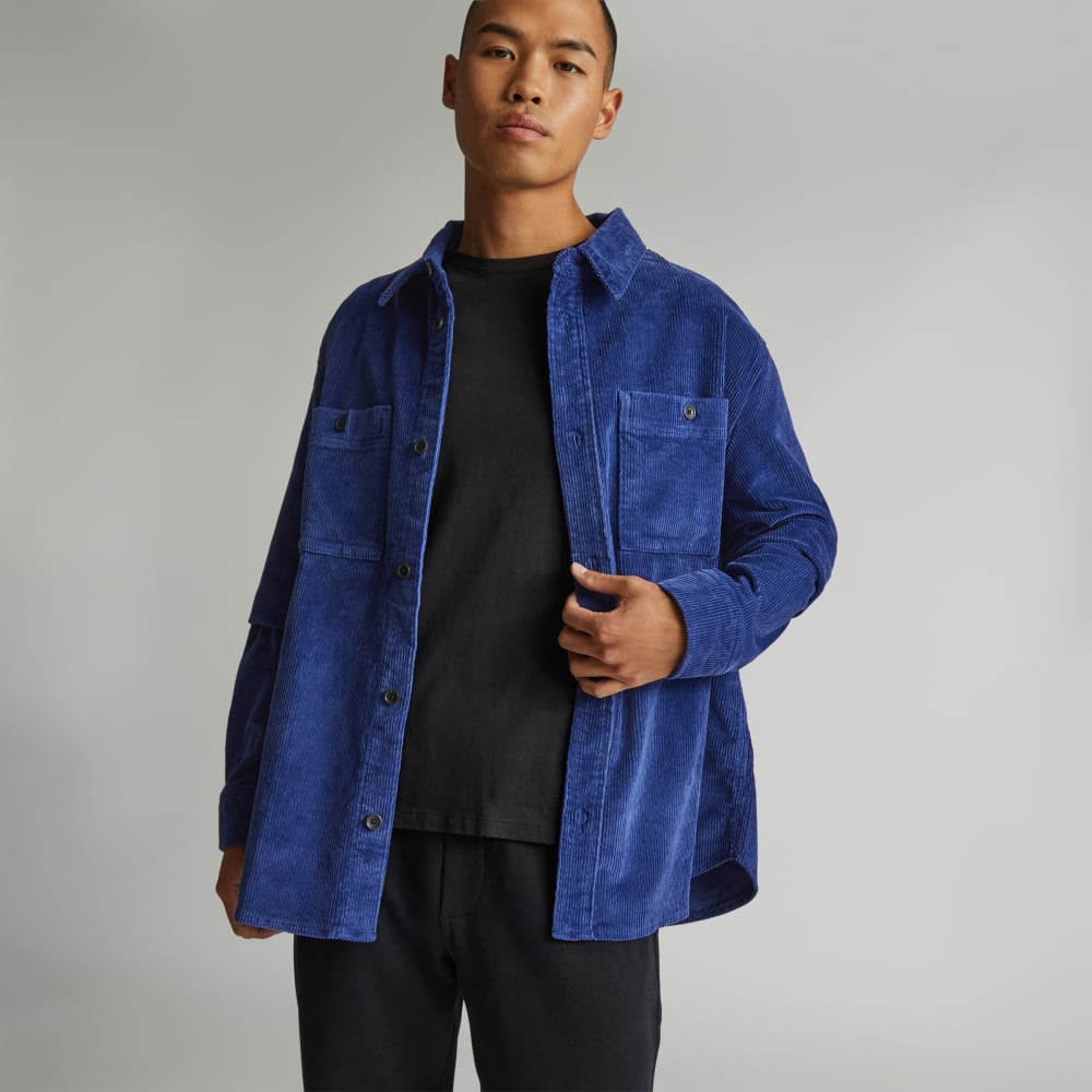 The Corduroy Everyone Overshirt | Cobalt