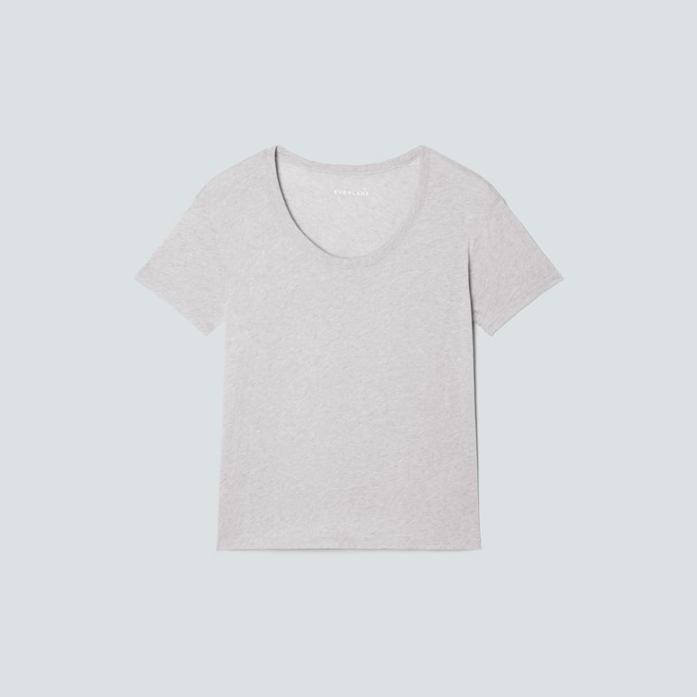 The Air Scoop-Neck Tee | Heathered Oatmeal - Image 2