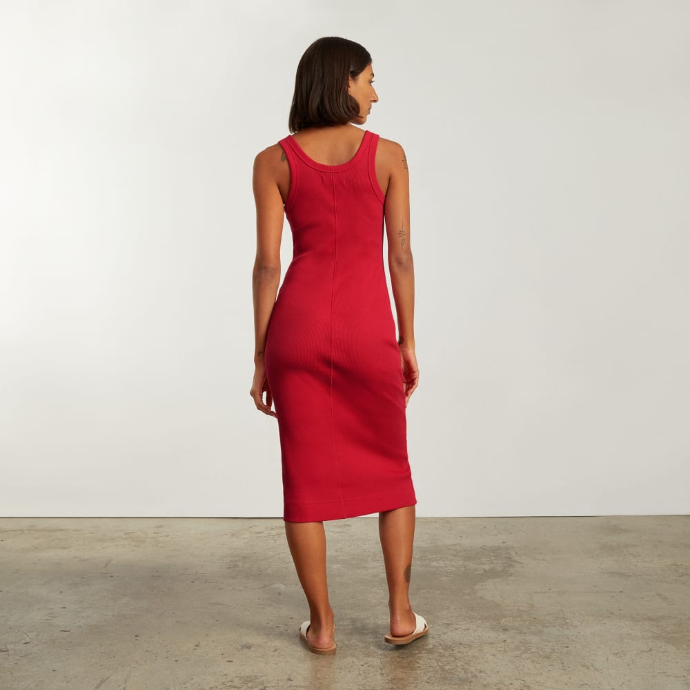 The '90s Rib Dress | Goji Berry - Image 3