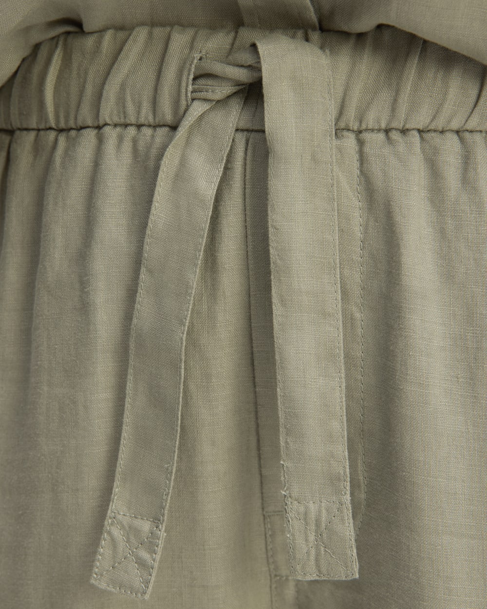 The Linen Pull-On Barrel Pant | Sage Green - Image 4