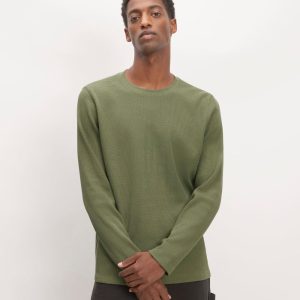The Waffle Long-Sleeve Crew | Kalamata