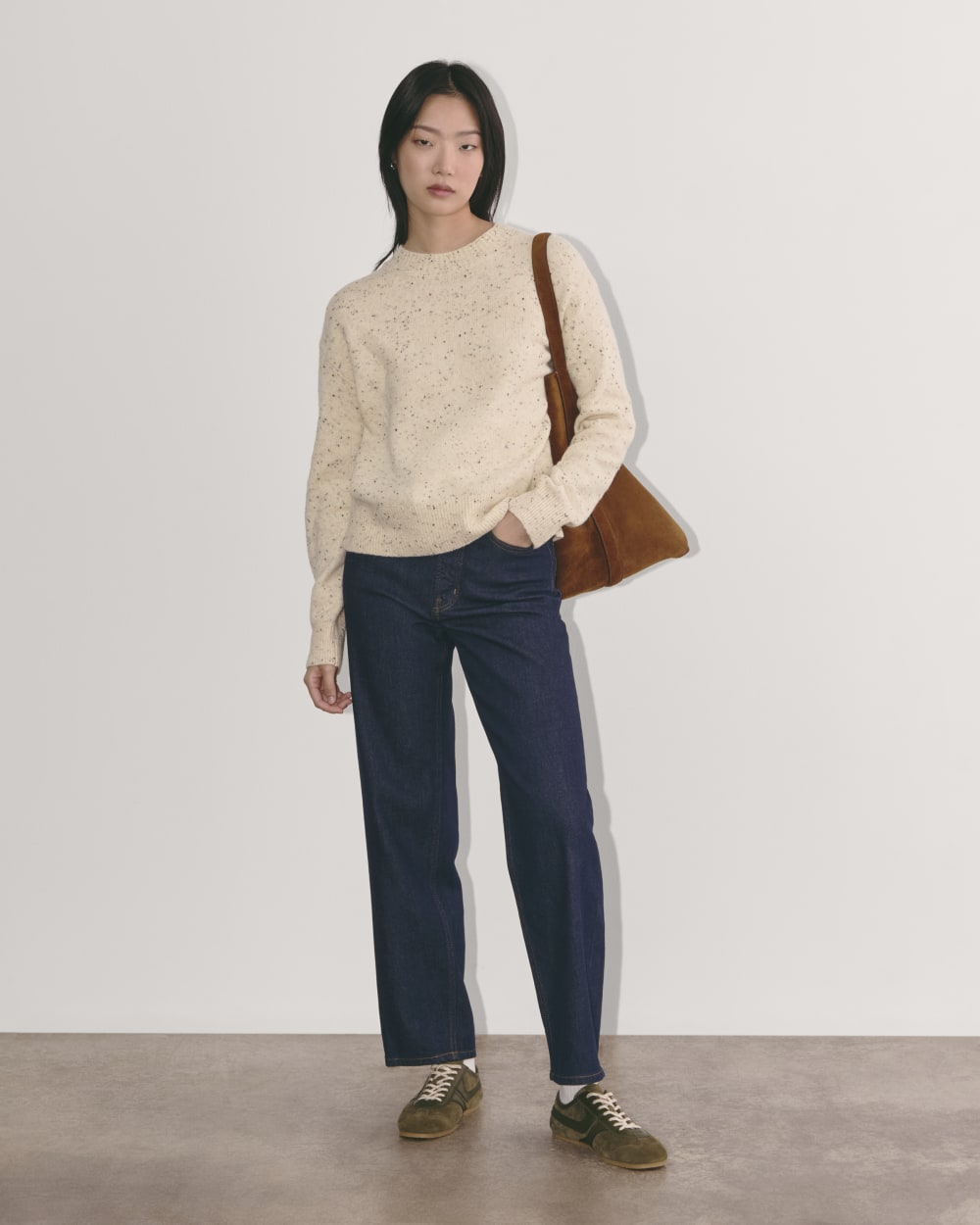 The Cocoon Crew in Plush Cotton | Cream Confetti - Image 4