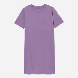 The Organic Cotton Weekend Tee Dress | Dark Orchid
