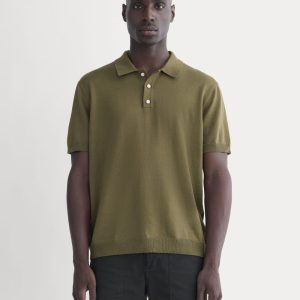 No-Sweat Polo | Olive