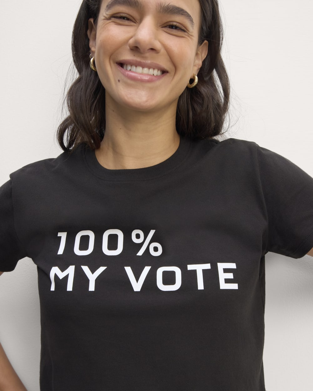 The Voter Tee in Essential Cotton | Black - Image 3