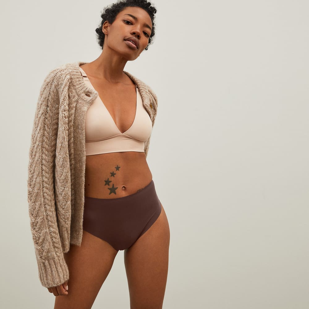 The Invisible High-Rise Thong | Dark Tan - Image 3