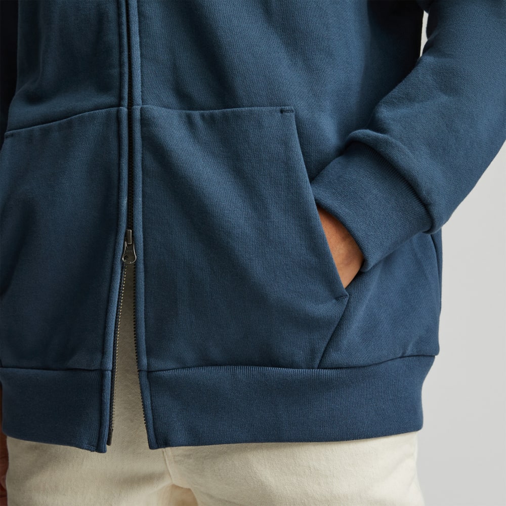 The Organic Track Full Zip | Kingfisher Blue - Image 5