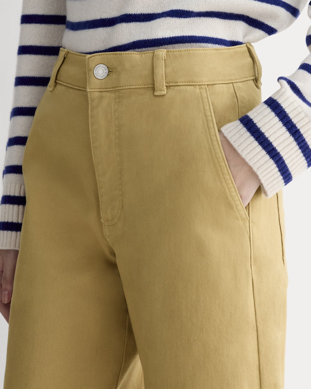The Utility Wide-Leg Pant | Classic Khaki - Image 5