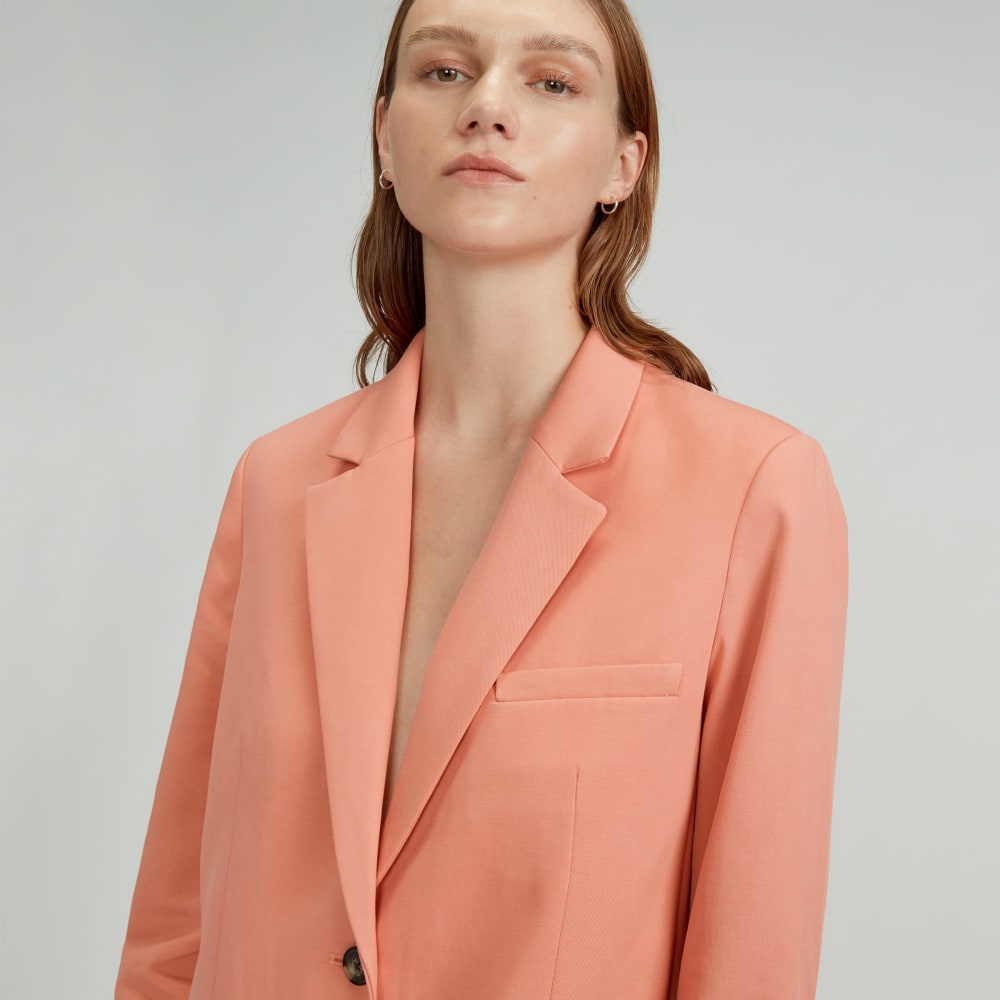 The Oversized Blazer in Buttersmooth | Tawny Pink - Image 4