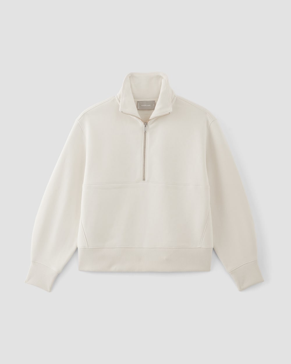 The ReTrack Half-Zip Sweatshirt | Bone - Image 2