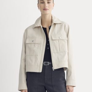 The Cropped Utility Jacket | Peyote