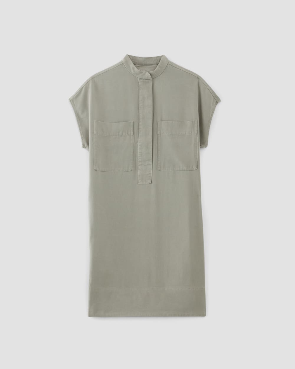 The TENCEL? Easy Workwear Dress | Sage Green - Image 2