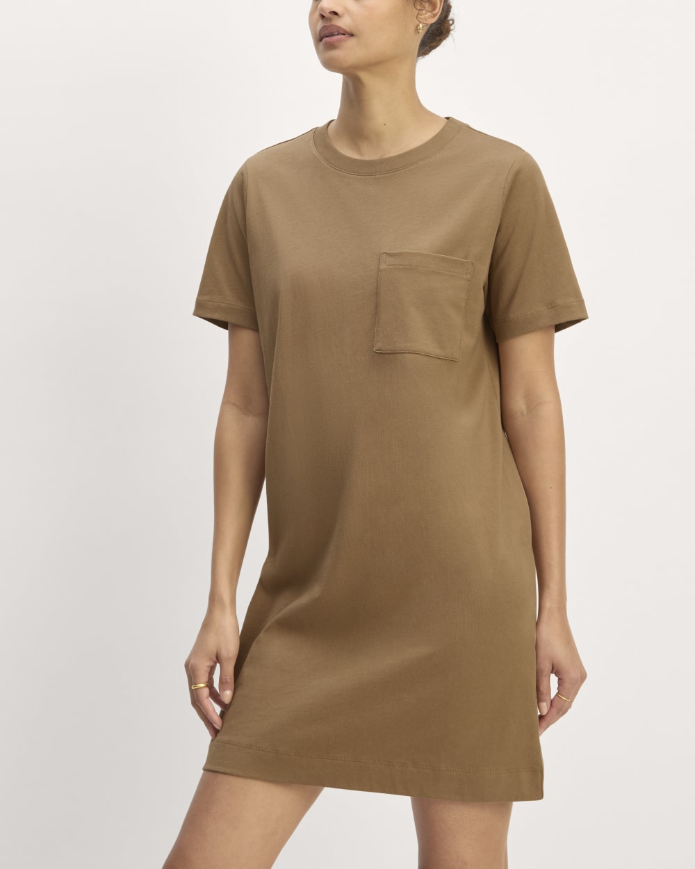 The Organic Cotton Weekend Tee Dress | Toasted Coconut - Image 4