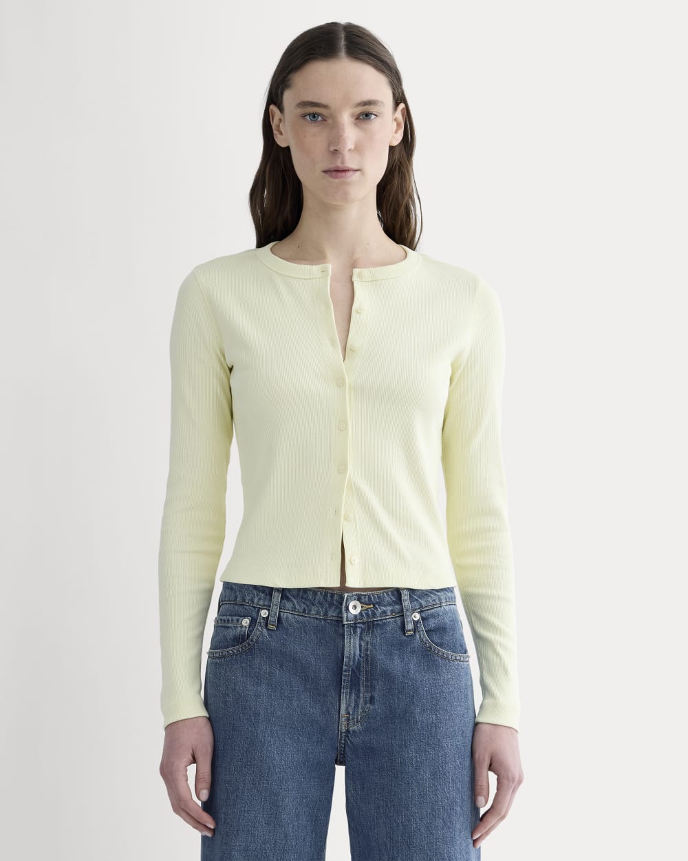 The Selfie Cardigan | Light Yellow