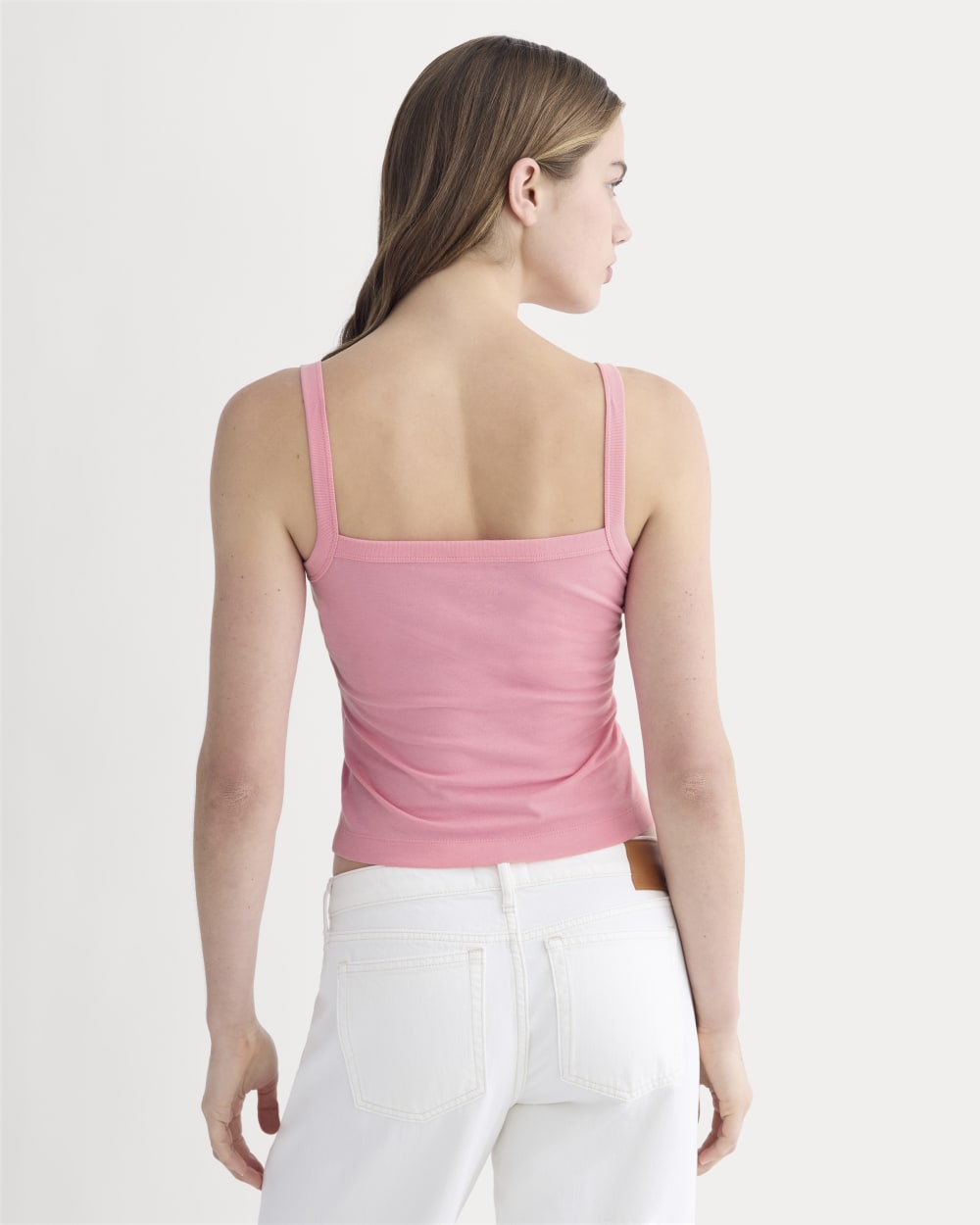 The Essential Square-Neck Tank | Deep Pink - Image 5
