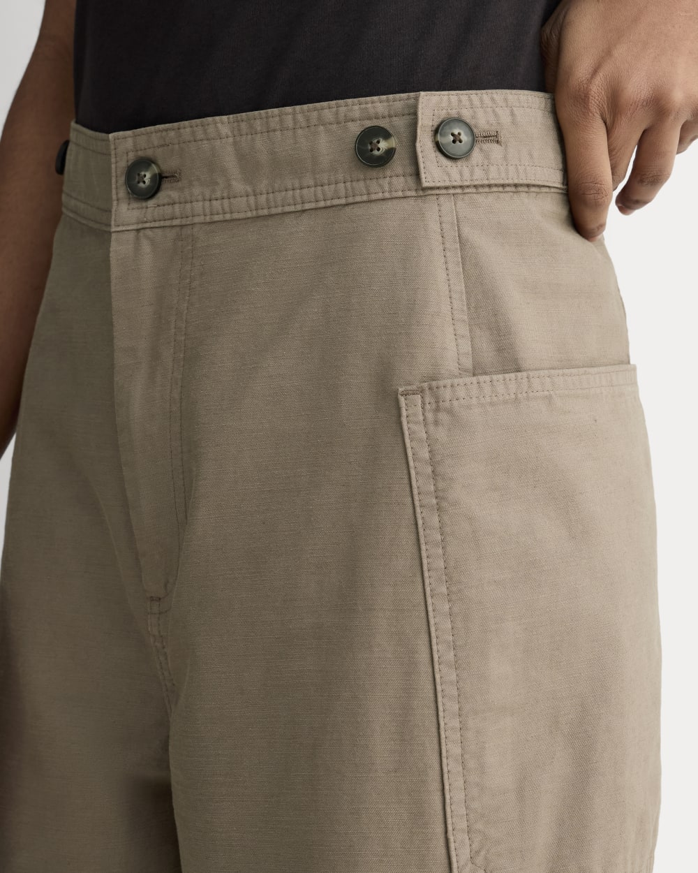 The Fatigue Barrel Pant | Taupe - Image 4