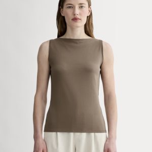 The Form Boatneck Tank | Deep Taupe