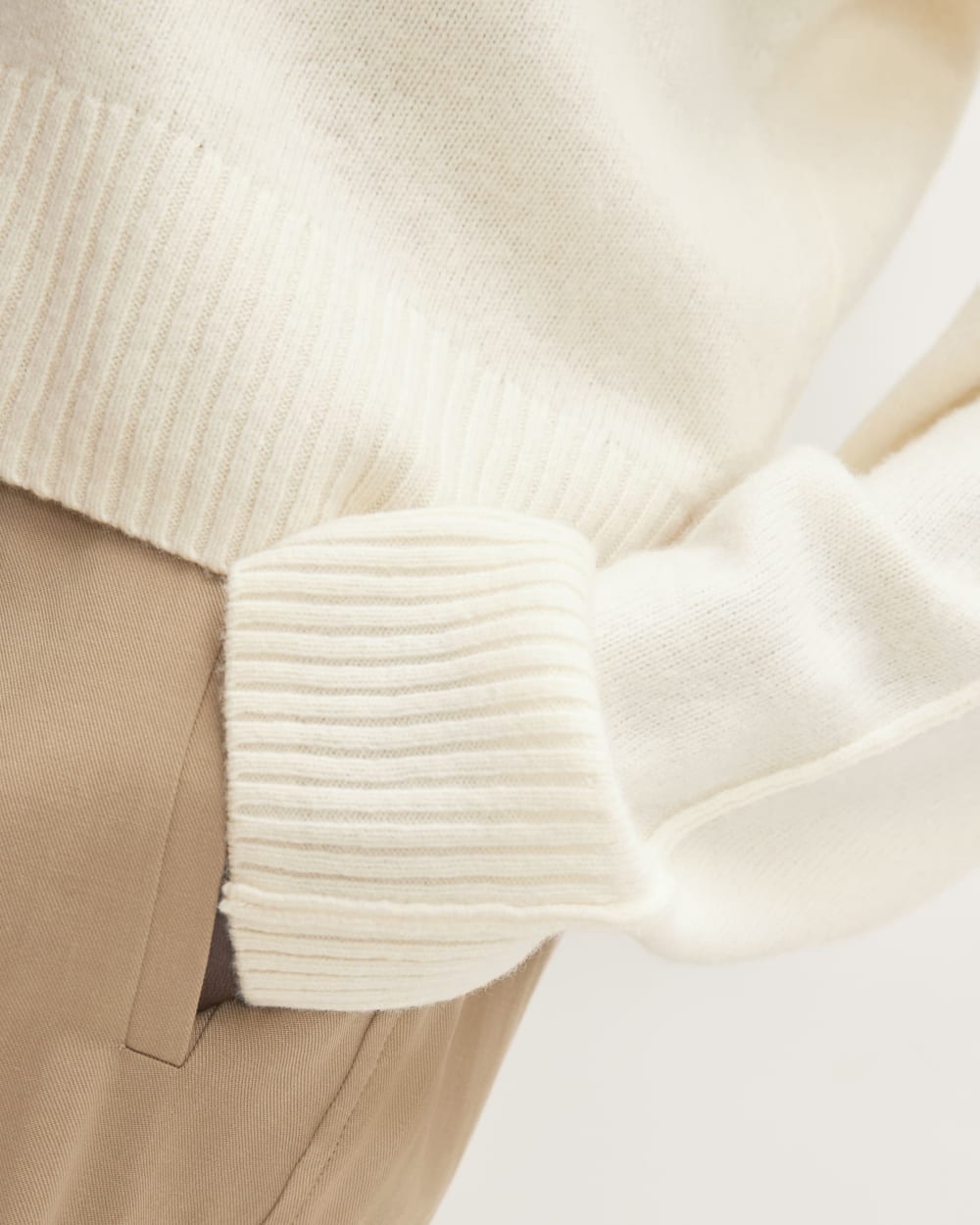 The Good Merino Wool Mockneck Sweater | Bone - Image 5