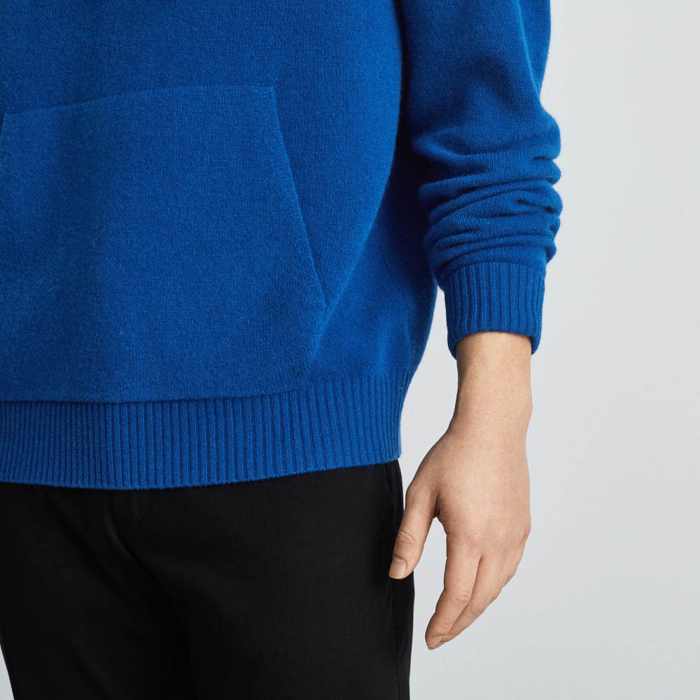 The Felted Merino Hoodie | Azure - Image 6