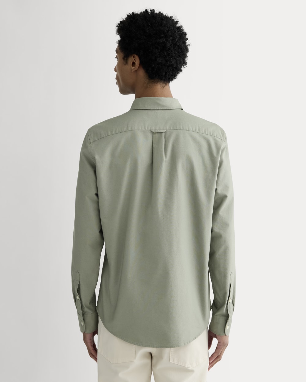 The Slim Oxford Shirt | Sage Green | Standard - Image 5