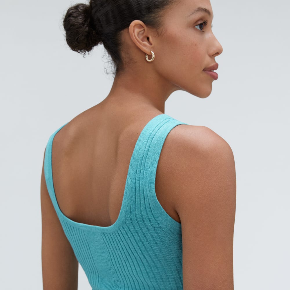 The Cotton-Merino Cami | Deep Turquoise - Image 4
