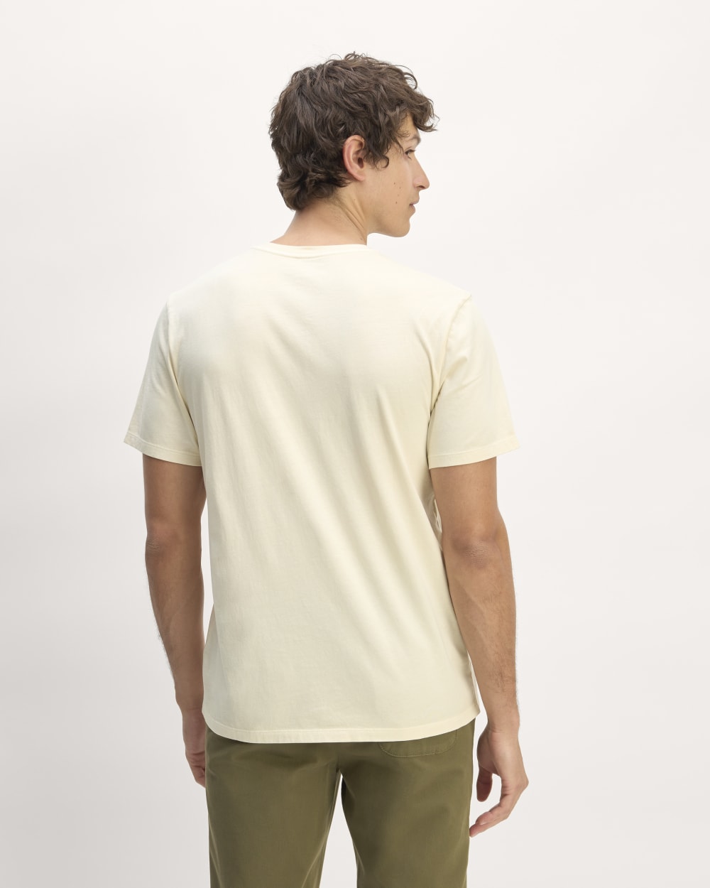 The Essential Organic Garment-Dyed Henley | Parchment - Image 6