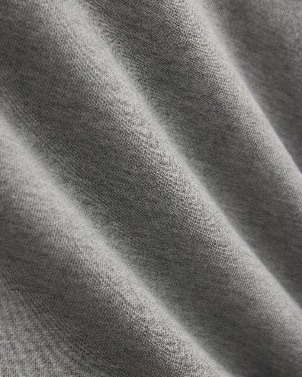 Luxe Fleece Crew Pullover | Vintage Heather Grey - Image 2