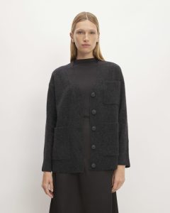 The Cozy-Stretch Relaxed Cardigan | Charcoal