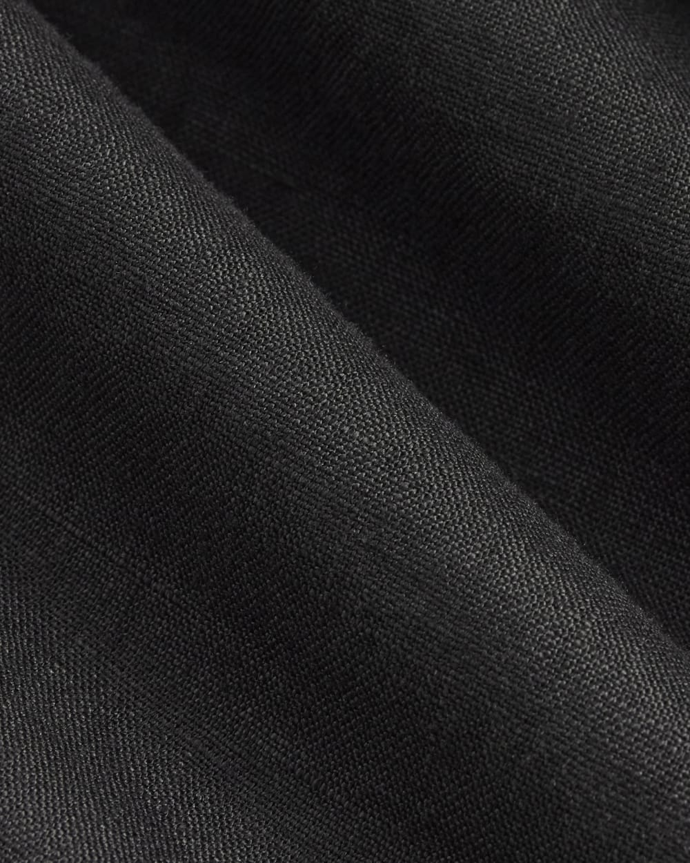 The Drawstring Pant in Linen | Black - Image 6