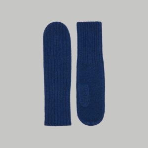 The Cashmere Mittens | Bright Navy