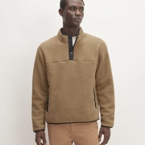 The ReNew Fleece Pullover | Tiger's Eye