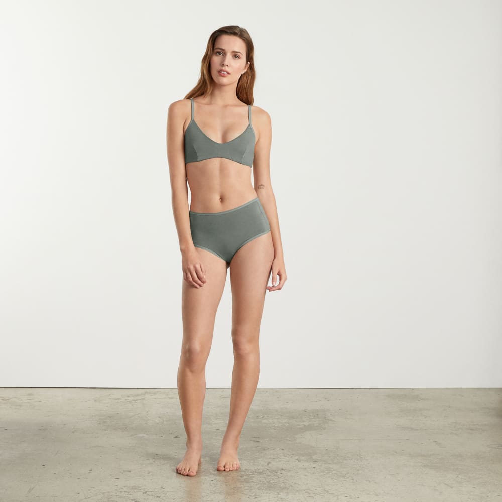 The Cotton Bralette | Dark Sage - Image 4