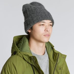 The Alpaca Beanie | Dark Charcoal