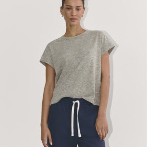 The Perform Tee | Heathered Grey / Olive