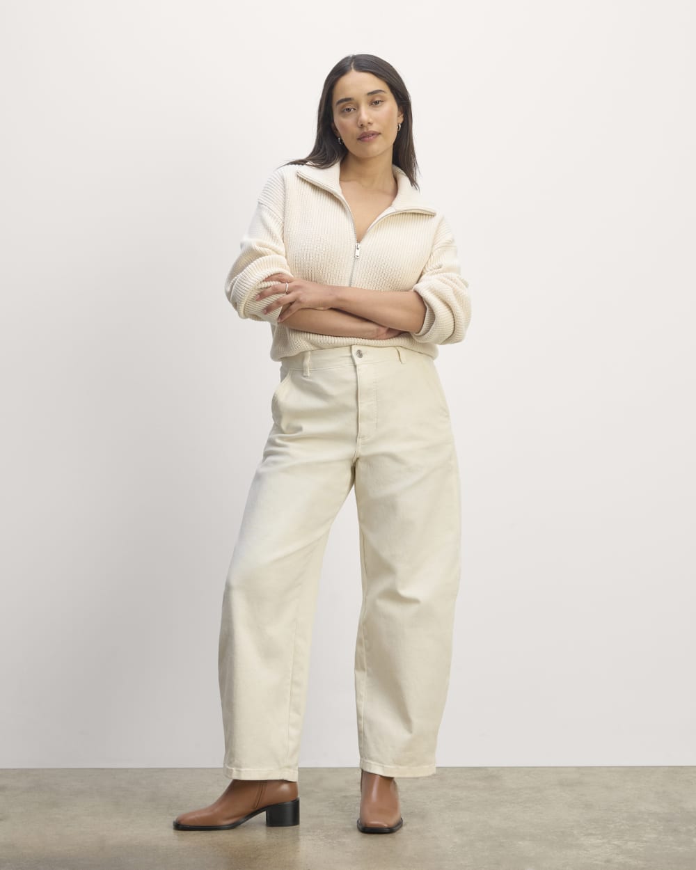 The Utility Curve Pant | Bone
