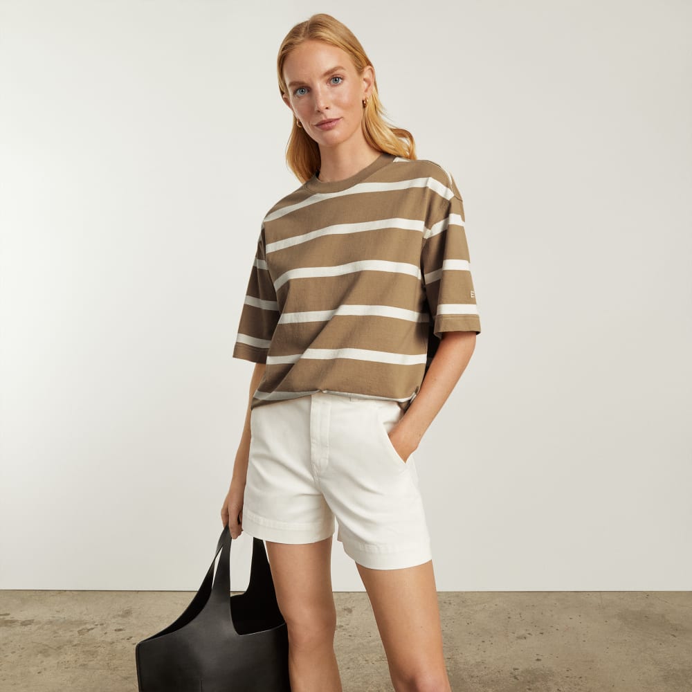 The Premium Weight Relaxed Tee | Iced Coffee / Tan - Image 6