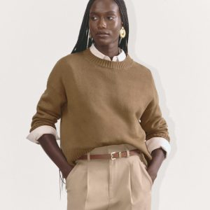 The Boxy Sweater in Everyday Cotton | Toasted Coconut