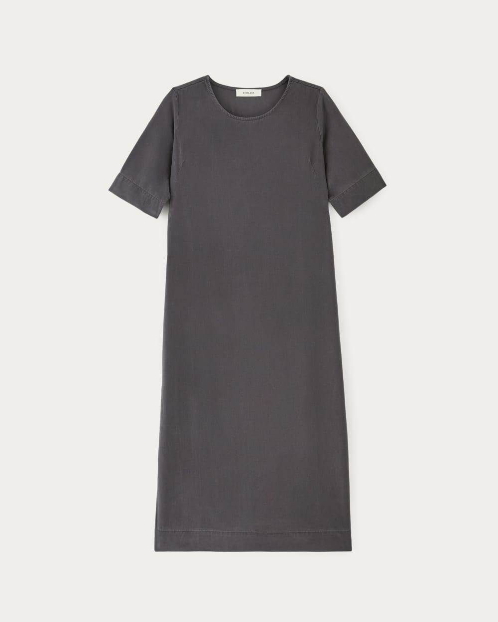 The Relaxed T-Shirt Dress in Buttersoft | Graphite - Image 2