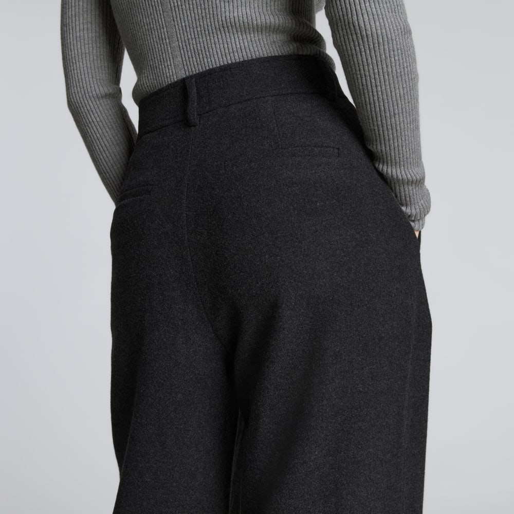 The ReWool® Way-High Drape Pant | Heathered Charcoal - Image 5