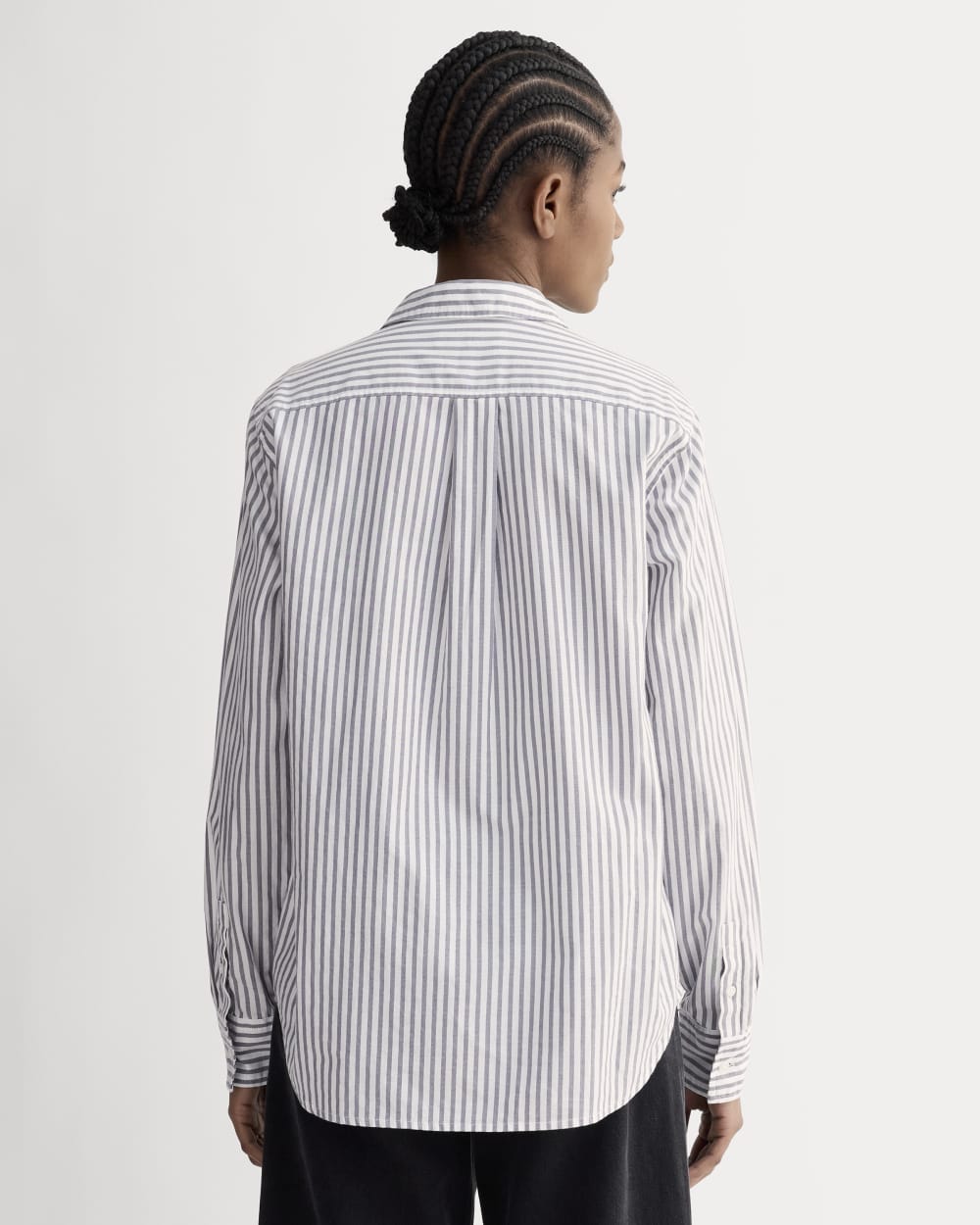 The Must-Have Shirt in Silky Cotton | Periscope / Bone - Image 5