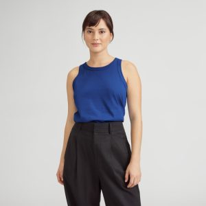 The Tank in Essential Cotton | Mazarine Blue