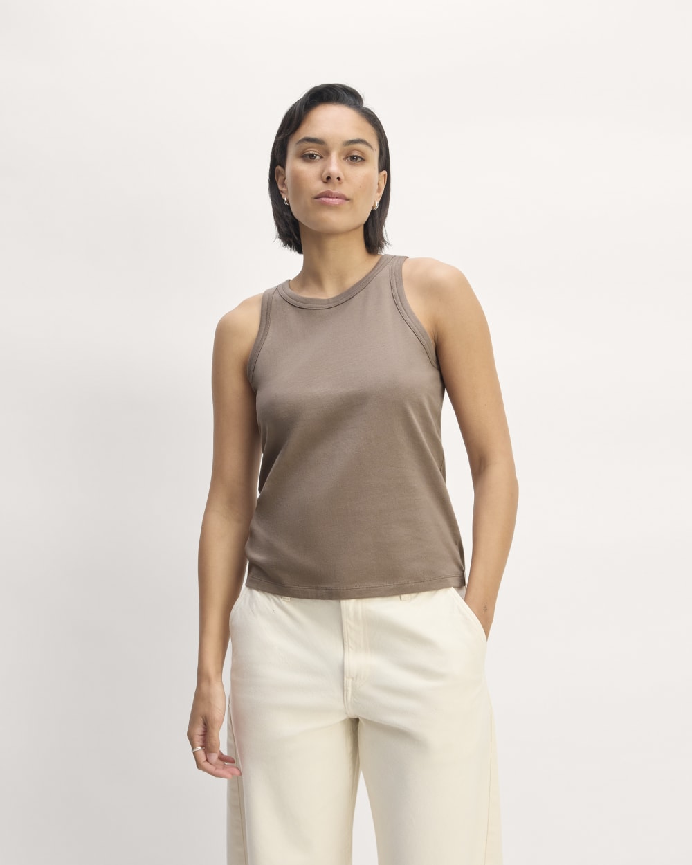 The Tank in Essential Cotton | Clay - Image 5
