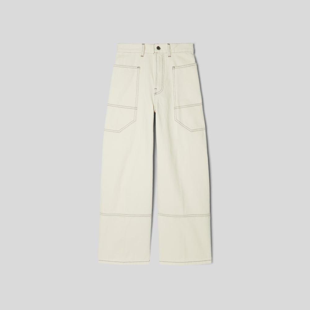 The Way-High® Gardener Cropped Jean | Ecru - Image 2