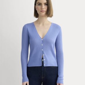 The Cardigan in Ultrasoft Merino | Bluebell