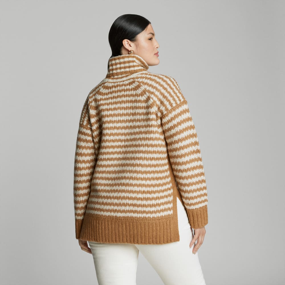 The Cloud Turtleneck | Ginger Root / Oat - Image 3