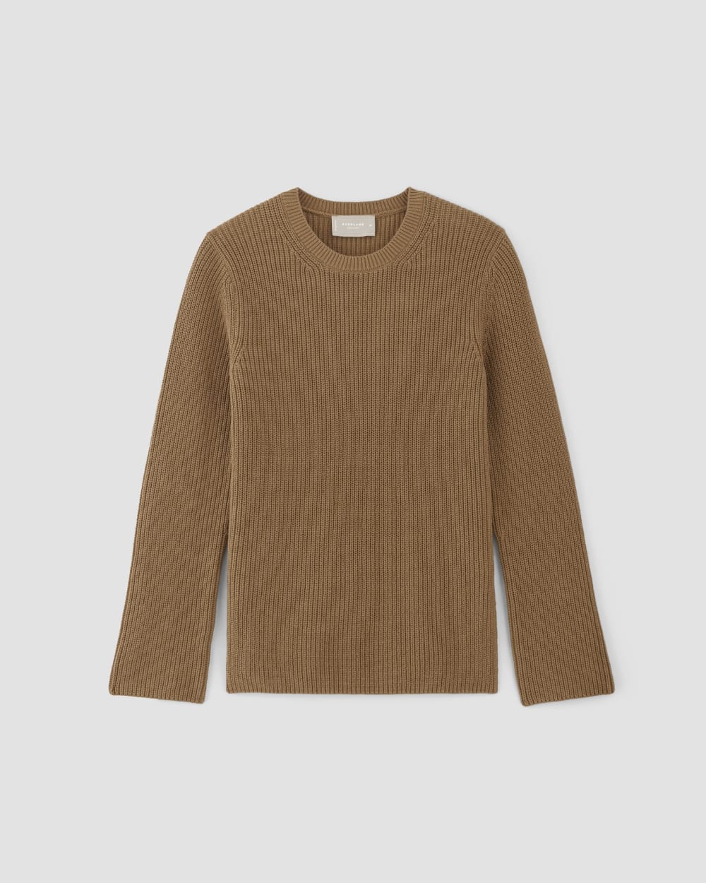The Organic Cotton Slim Crew Sweater | Toasted Coconut - Image 2