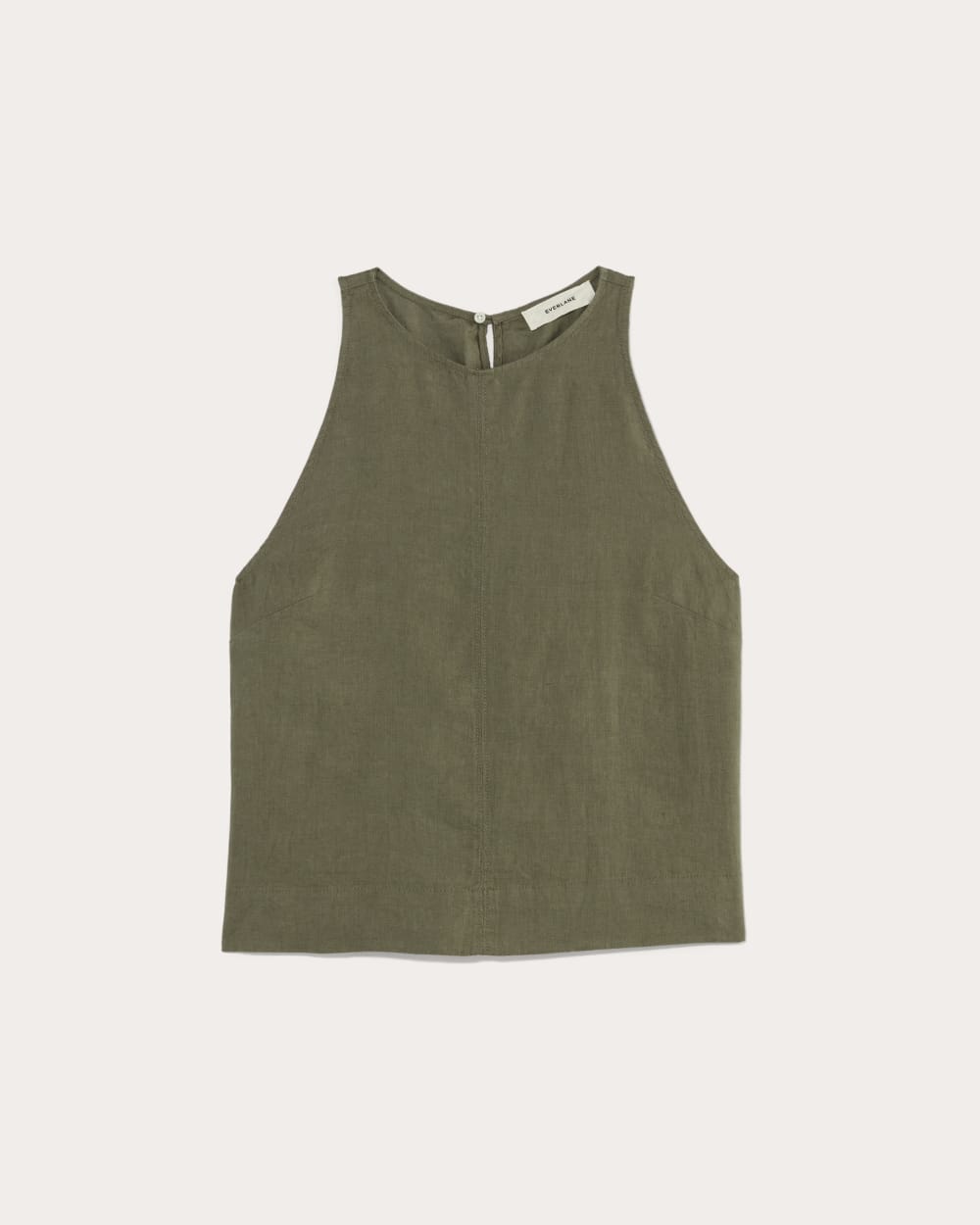 The Linen High-Neck Tank | Kalamata - Image 2