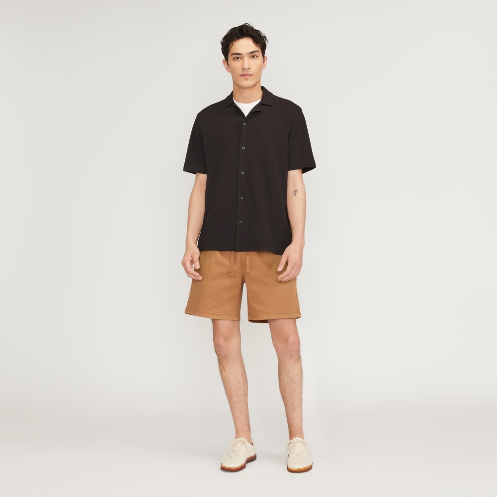 The Pique Short-Sleeve Shirt | Black - Image 3