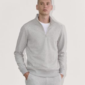 The Off-Duty Terry Quarter-Zip |  Heathered Grey